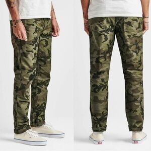 Roark Layover Stretch Travel Pants Green Camo Size 28